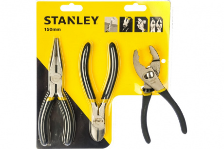 Купить Набор STANLEY "BASIC " из плоскогубцев и кусачек     0-84-114 фото №5