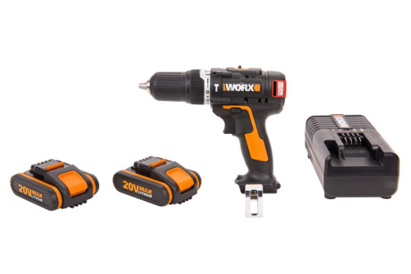 Купить Дрель аккумуляторная WORX WX367.3  20V 2,0Ач кейс фото №7